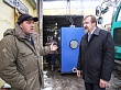 Сергей Путмин посетил котельную в Першино и посмотрел выполнение работ по замене оборудования